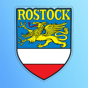 Aufkleber Rostock Wappen