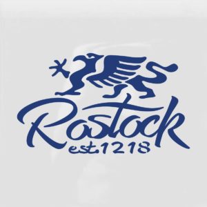 Aufkleber Rostock 1218 blau