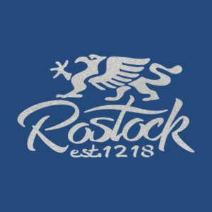 Aufkleber Rostock 1218 silber