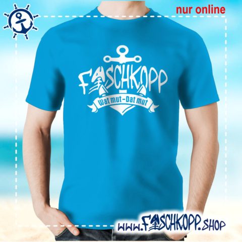 Fischkopp T-Shirt 2017 atoll-blau