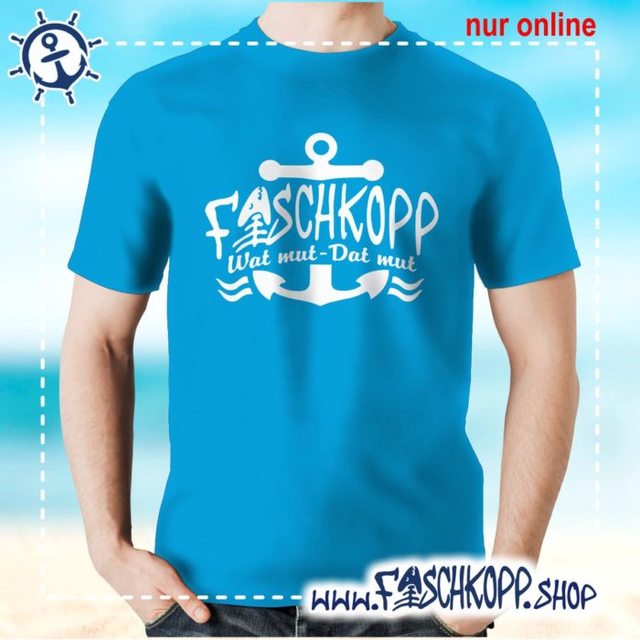 Fischkopp T-Shirt 2018 atoll-blau