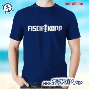 T-Shirt Fischkopp Gräte navy