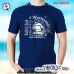 T-Shirt Warnemuende Baltic Sea navy