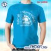 T-Shirt Warnemuende Baltic Sea atoll-blau