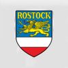 Aufkleber Rostock Wappen blau