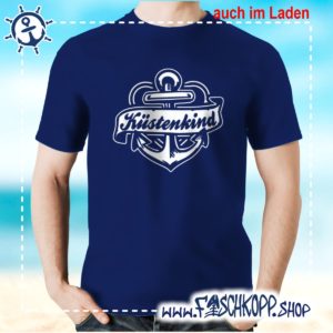 T-Shirt Kuestenkind navy