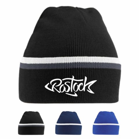 Mütze im Beanie-Style #323 - ROSTOCK-FISCH - 3D-Druck