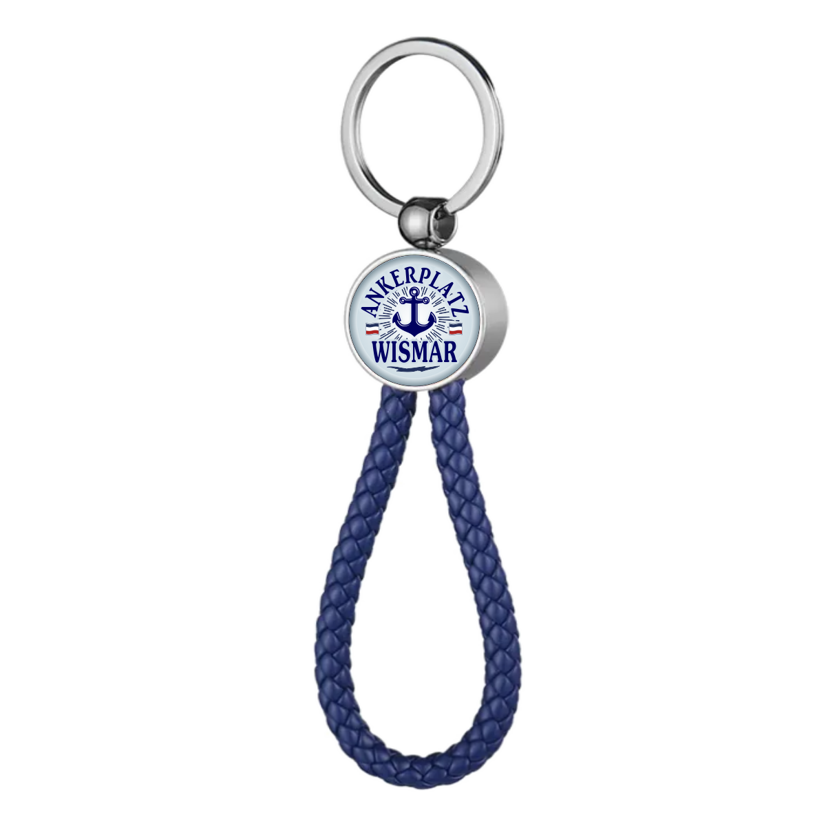 Schlüsselanhänger Wismar Kordel Blau 1