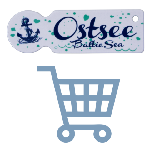 Einkaufswagenlöser Ostsee - abziebar