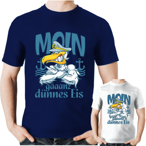 T-Shirt MOIN - gaaanz dünnes Eis #486 - XS bis 6XL
