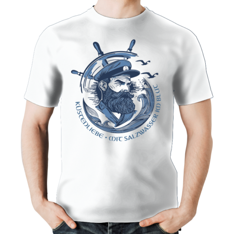T-Shirt Küstenliebe Seemann #491 - XS bis 6XL
