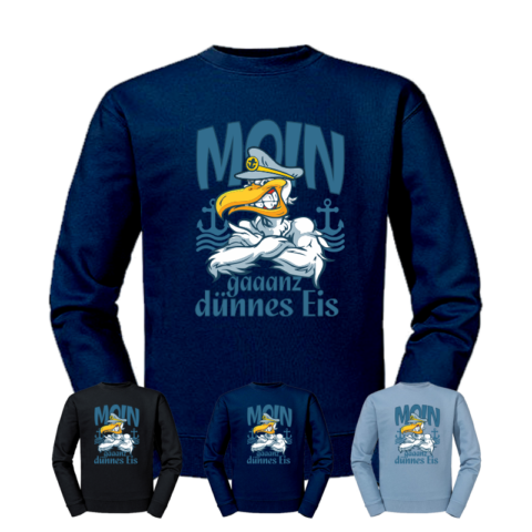 Sweatshirt - Pullover - MOIN gaanz dünnes Eis #486