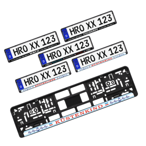 Kennzeichenhalter Küstenkind