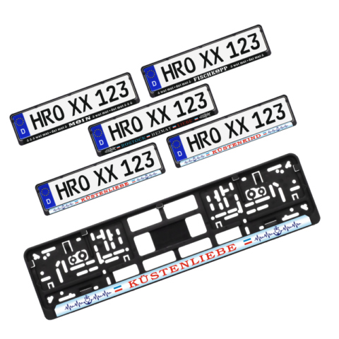 Kennzeichenhalter Küstenliebe