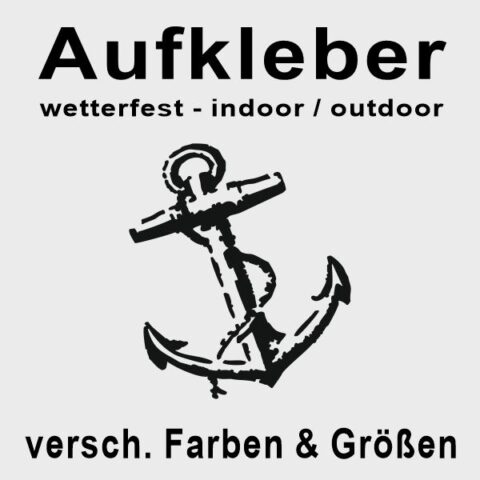 Aufkleber Anker #333 - Wunschfarbe möglich