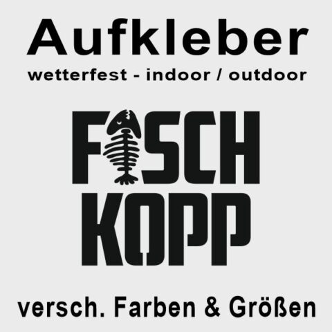 Aufkleber Fischkopp #243 - Wunschfarbe möglich