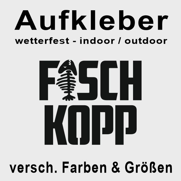 Aufkleber Fischkopp #243 1