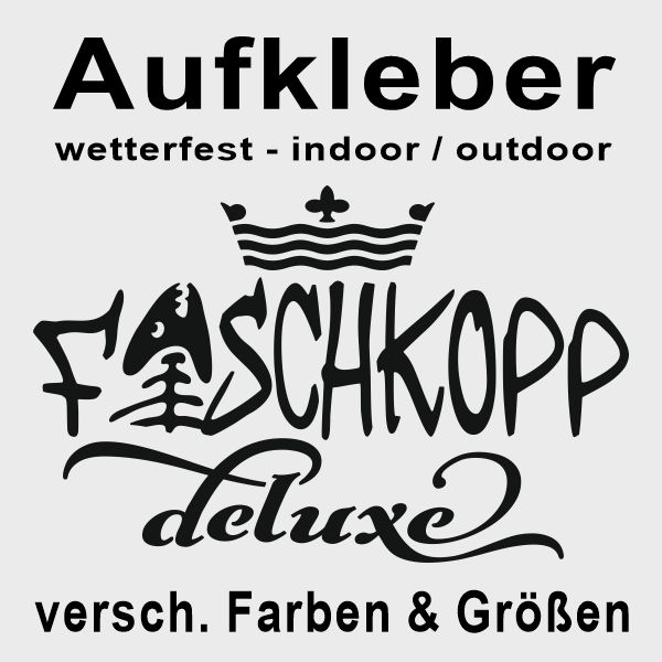 Aufkleber Fischkopp Deluxe #197 1