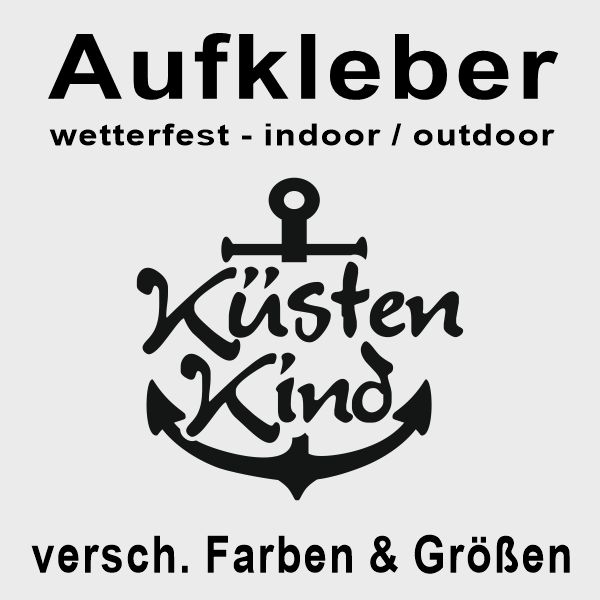 Aufkleber Küstenkind #135 1