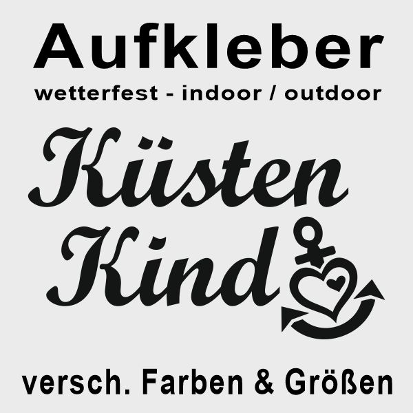 Aufkleber Küstenkind #170 1