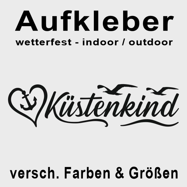 Aufkleber Küstenkind #499 1