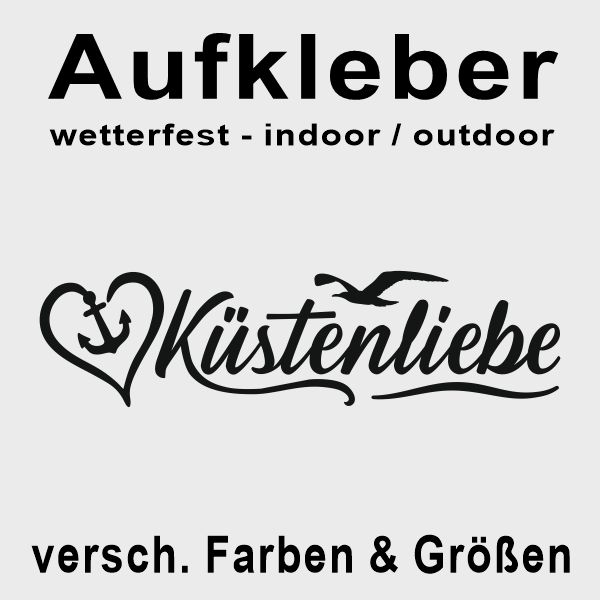 Aufkleber Küstenliebe #498 1