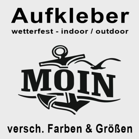 Aufkleber MOIN-Anker #357 - Wunschfarbe möglich