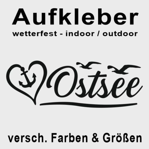 Aufkleber Ostsee #508 - Wunschfarbe möglich