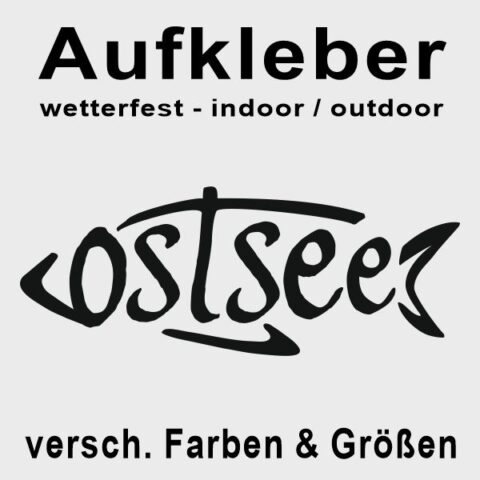 Aufkleber Ostsee-Fisch #324 - Wunschfarbe möglich