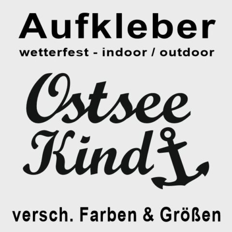 Aufkleber Ostseekind #175 - Wunschfarbe möglich