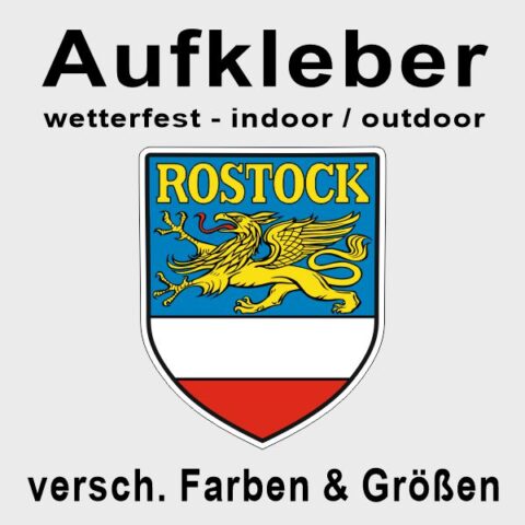 Aufkleber Rostock Wappen #453