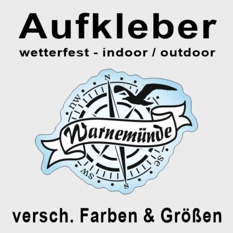 Aufkleber Warnemünde Windrose #495