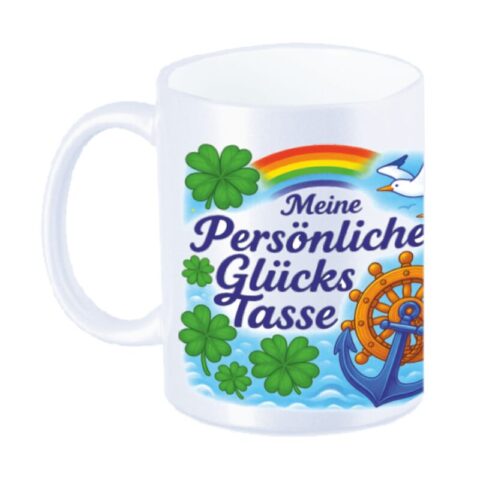 Tasse - Motiv: Meine persönlicher Glücks-Tasse #544