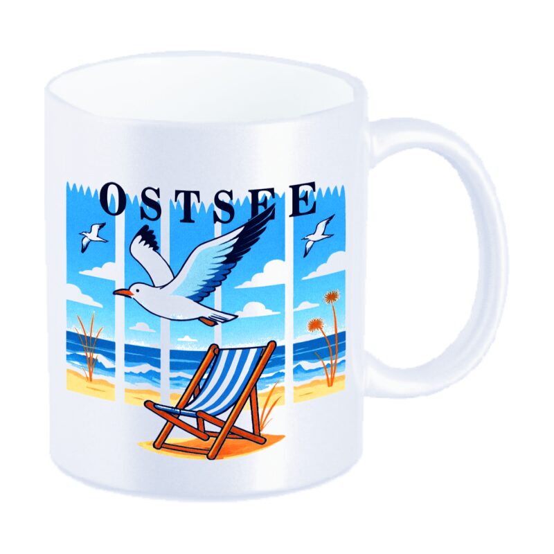 Tasse Glitzer Ostsee Meerzeit #546 1 Tasse Glitzer Ostsee Meerzeit #546 1