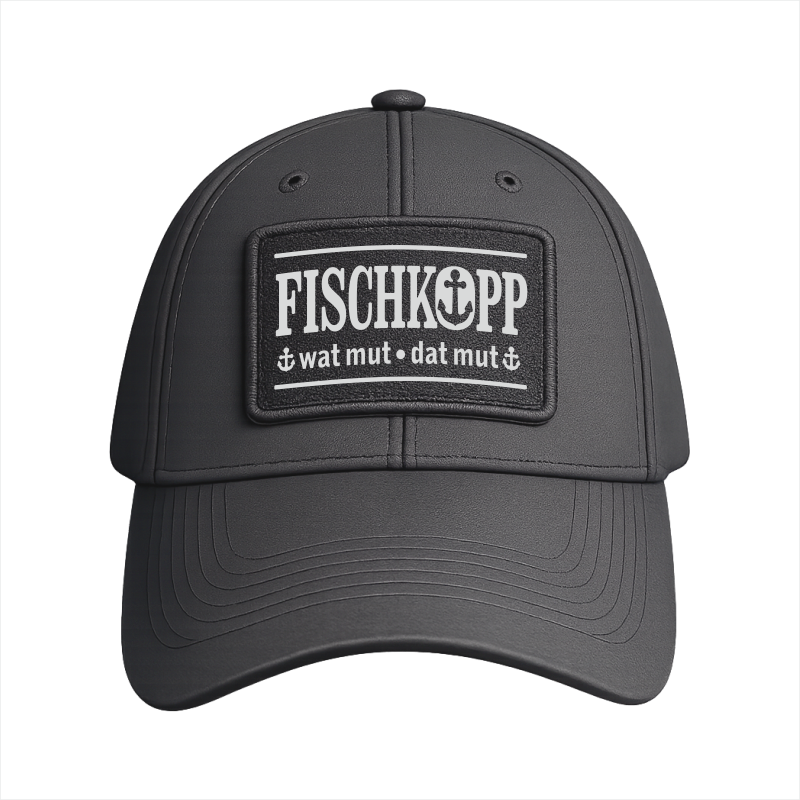 Cap FISCHKOPP Auf Patch #638 Grau