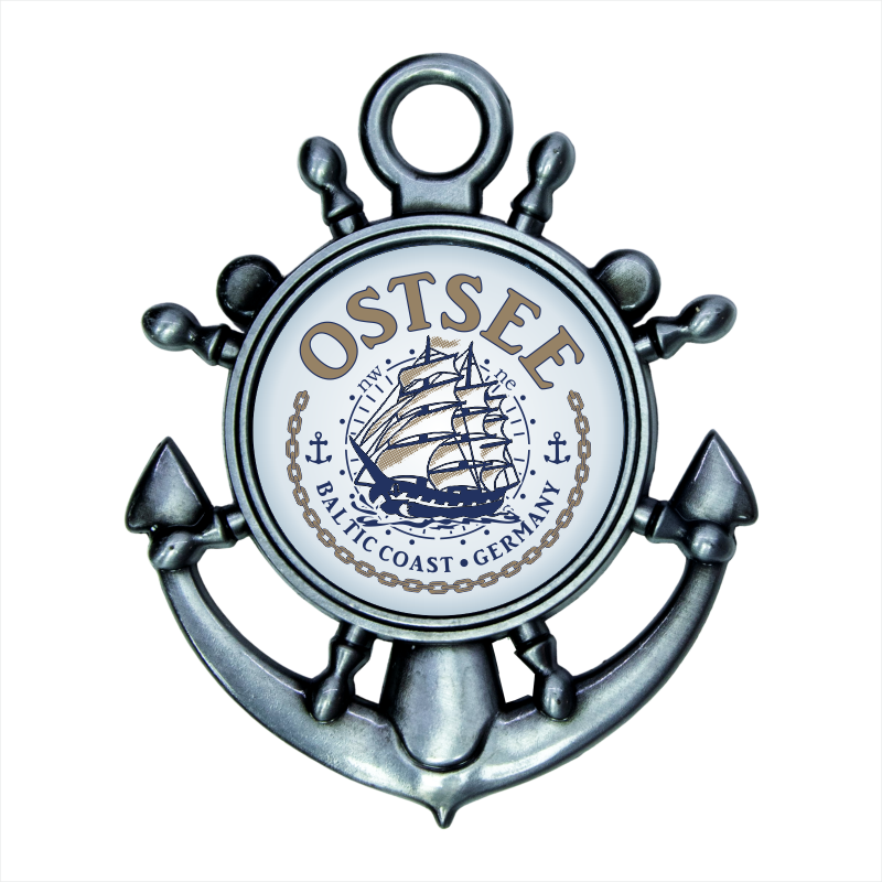 Metall Magnet Anker Ostsee