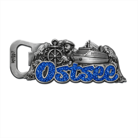 Magnet 3D-Metall - RR Flaschenöffner Ostsee