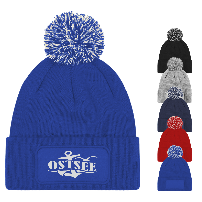 Mütze OSTSEE (auf Patch) mit Bommel #443 – Bild 5