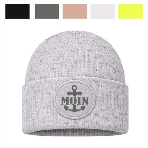 Mütze MOIN - Patch rund #446