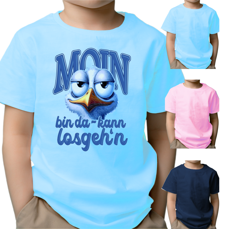 Kinder T-Shirt Moin – bin da #488-hb Kinder T-Shirt Moin – bin da #488-hb