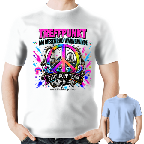 T-Shirt Kult-Shirt TREFFPUNKT Am Riesenrad Warnemünde #563 - XS bis 6XL